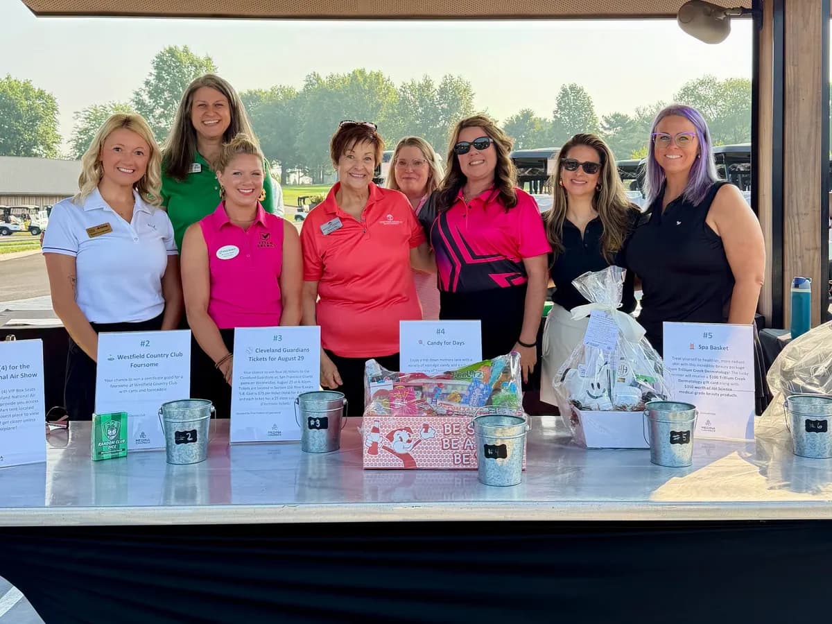 Chamber members at a community event, Greater Medina Chamber of Commerce, Medina Ohio