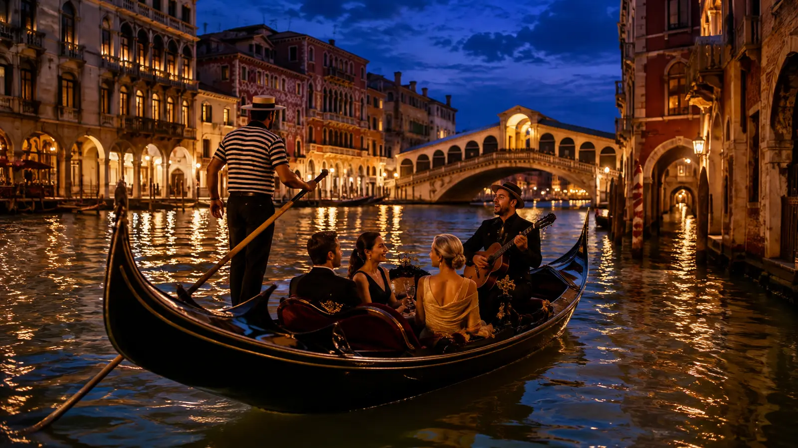 Venetian Serenaded Gondola Cruise