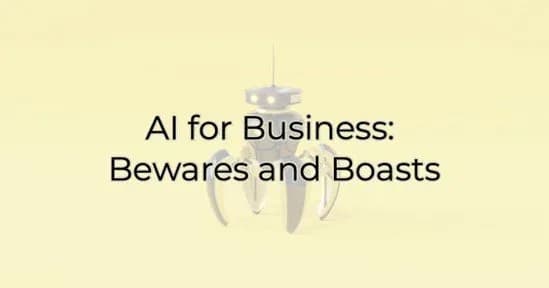 AI for Business: Bewares and Boasts, Greater Medina Chamber of Commerce blog post