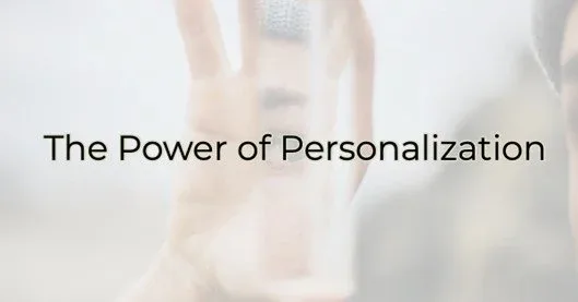 The Power of Personalization, Greater Medina Chamber of Commerce blog post