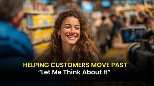 Helping Customers Move Past “Let Me Think About It”, Greater Medina Chamber of Commerce blog post