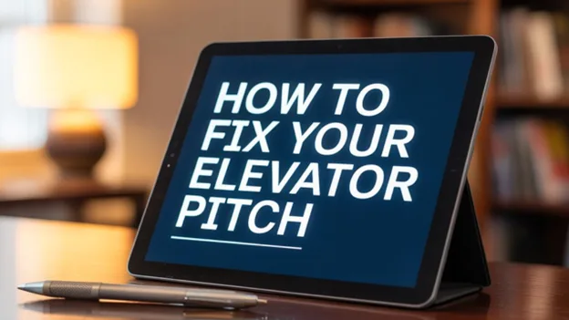 How to Fix Your Elevator Pitch, Greater Medina Chamber of Commerce blog post
