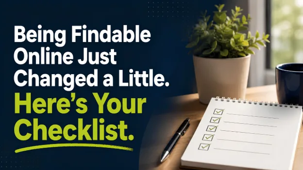 Being Findable Online Just Changed a Little. Here's Your Checklist (Copy), Greater Medina Chamber of Commerce blog post