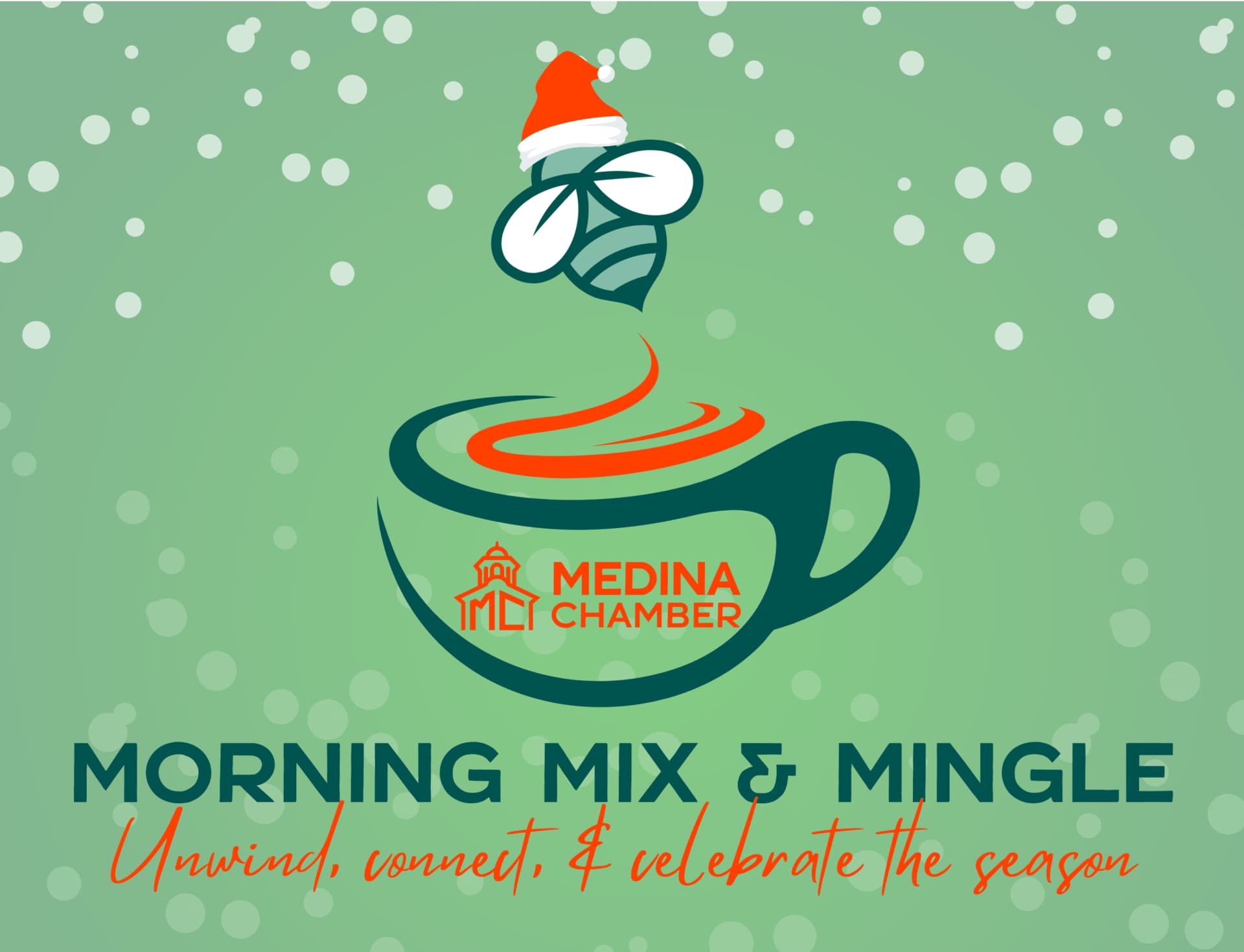 Morning Mix and Mingle, Friday, December 18, 2026 at the Greater Medina Chamber of Commerce in Medina, Ohio