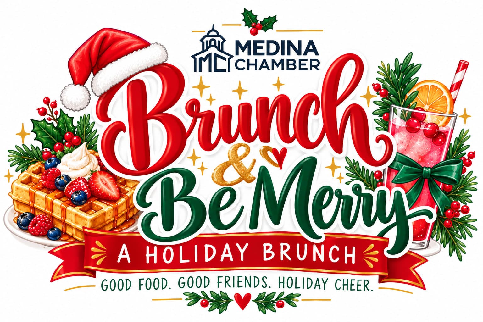 Holiday Brunch and Annual Meeting, Tuesday, December 8, 2026 at the Greater Medina Chamber of Commerce in Medina, Ohio