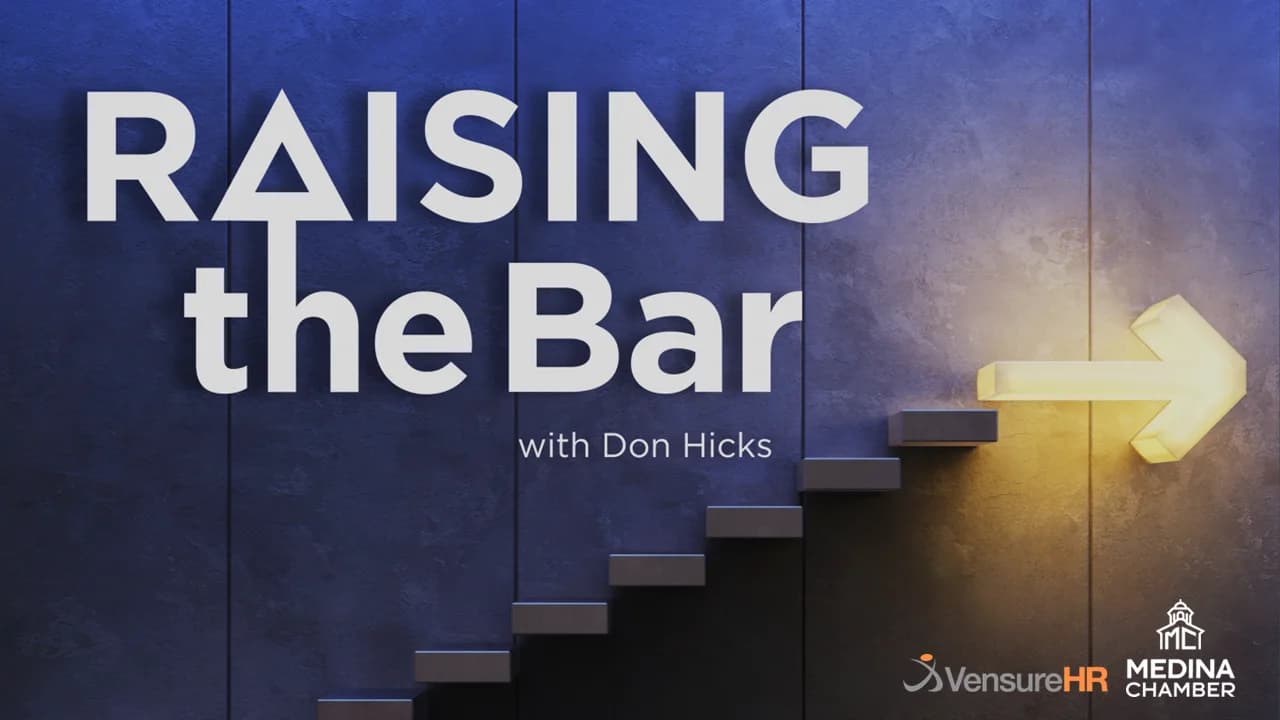 Raising the Bar, Thursday, October 8, 2026 at the Greater Medina Chamber of Commerce in Medina, Ohio